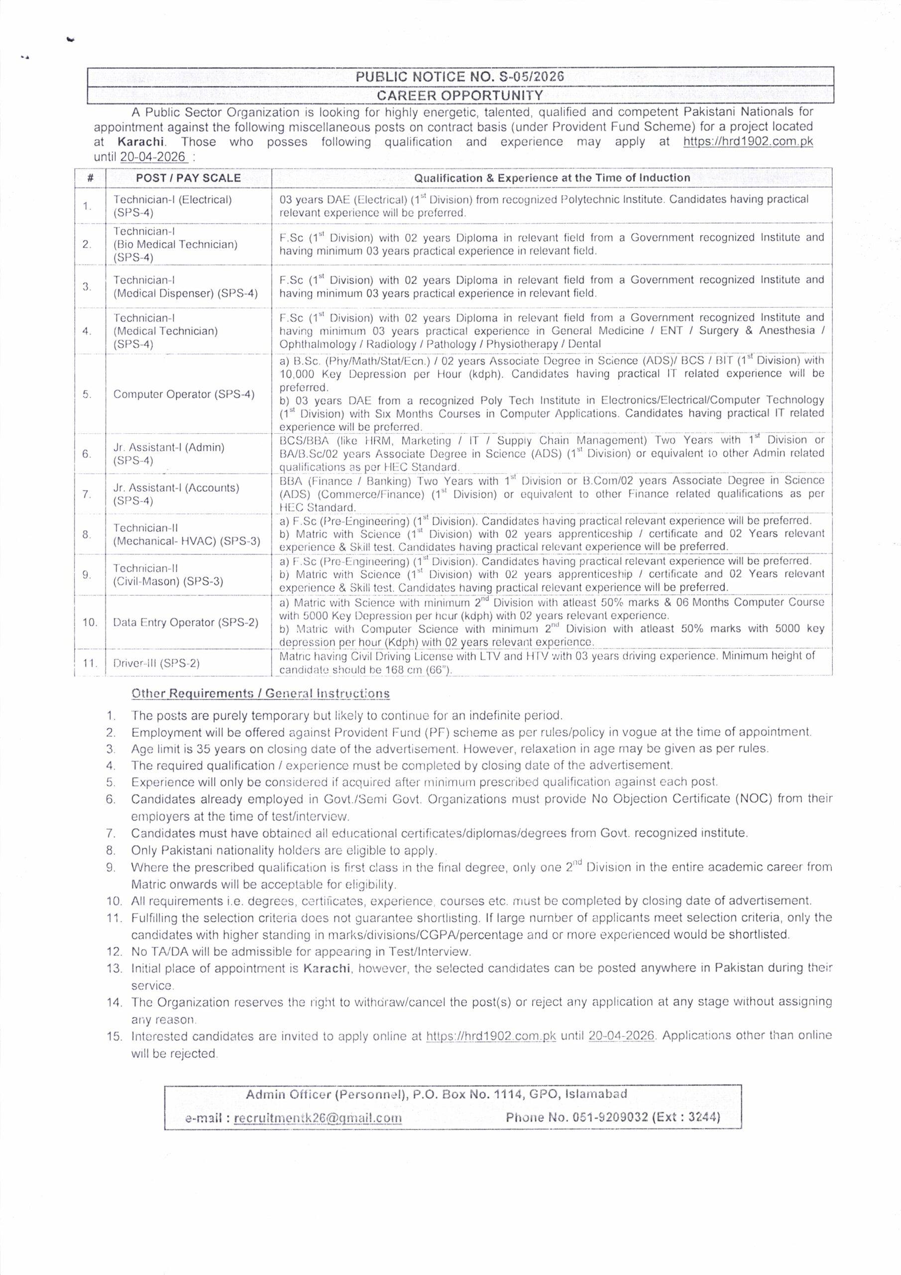 Pakistan Atomic Energy PAEC Jobs 2026